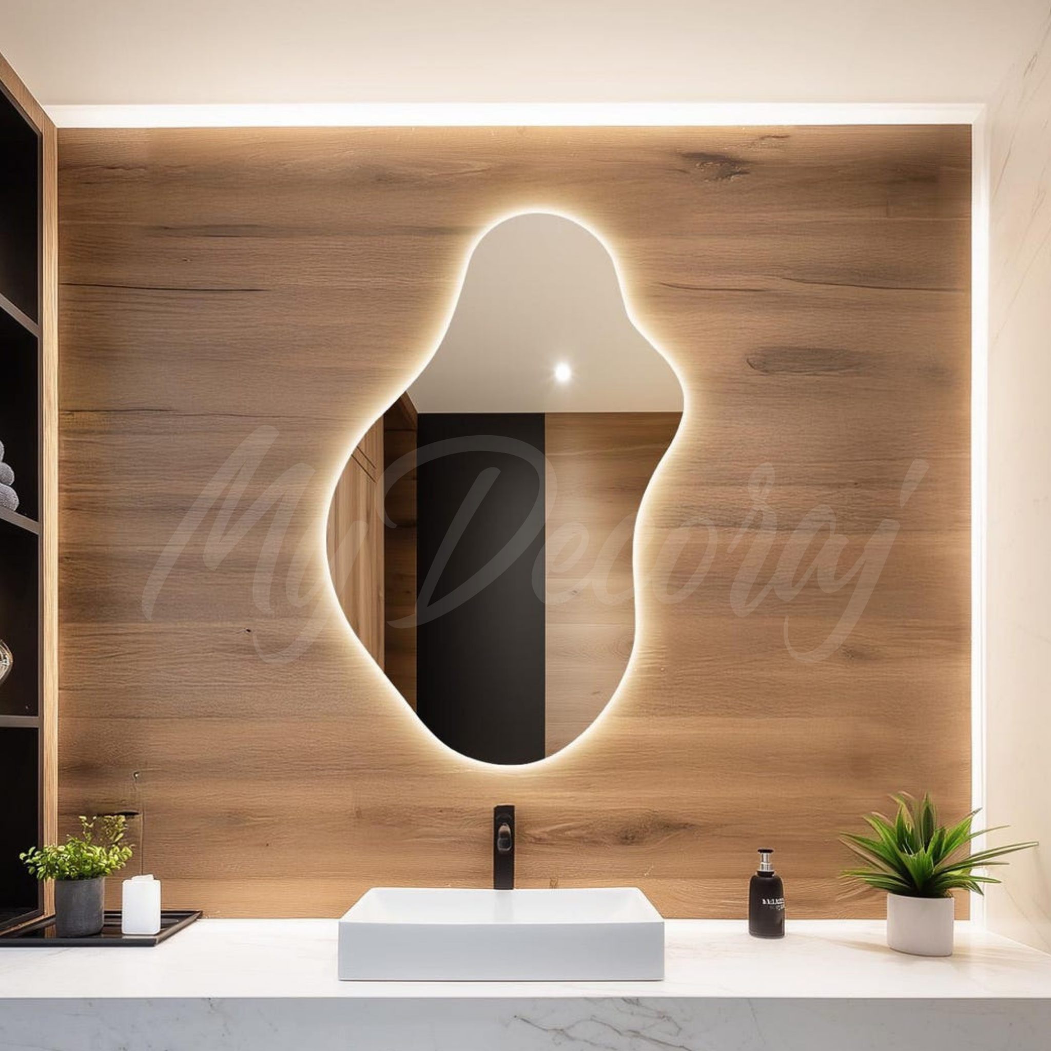 Curve LED Mirror