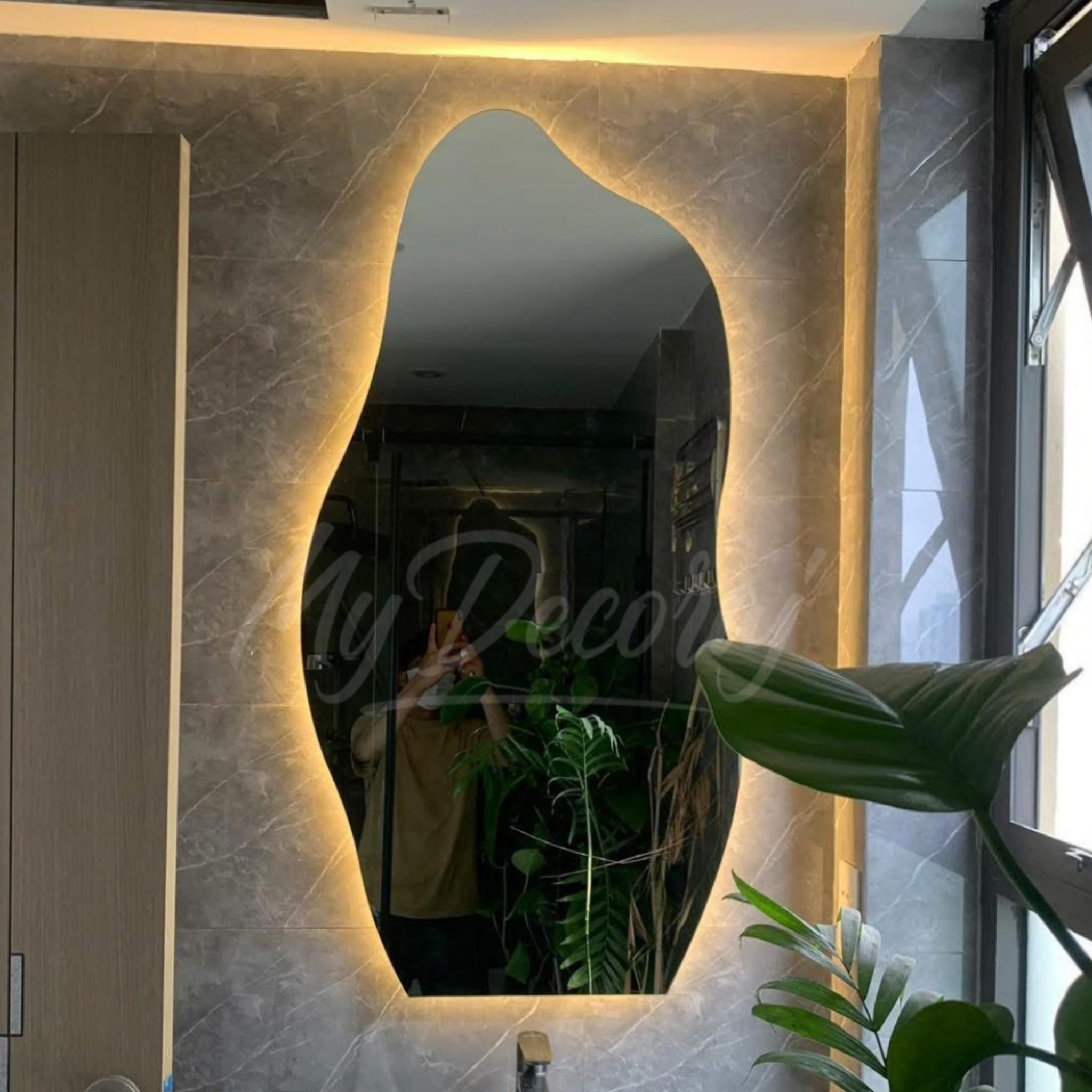 Big Halo LED Mirror