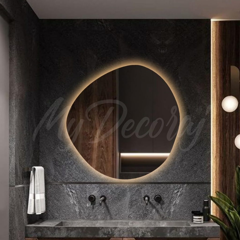 Pebble LED Mirror