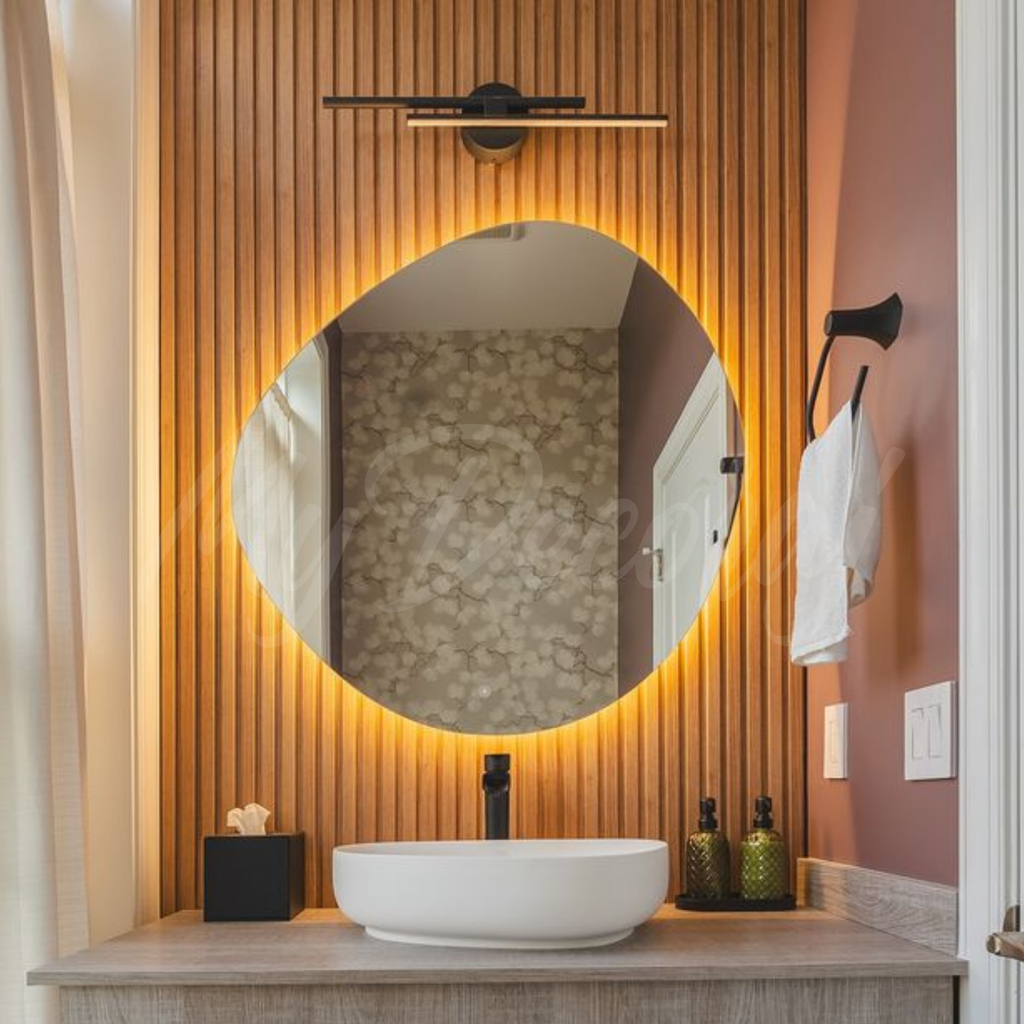 Pebble LED Mirror